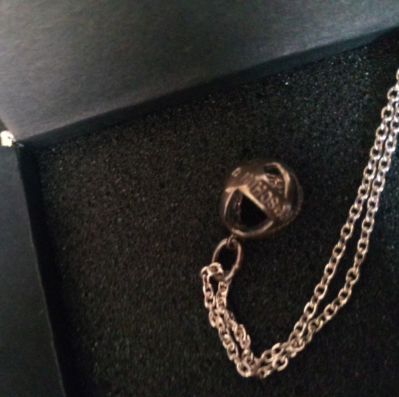 MOSCHINO Vintage silver Necklace 925 Bijoux - Picture 5 of 7